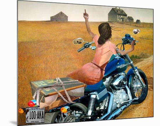 Leaving-Barry Kite-Mounted Art Print