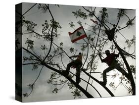 Lebanese Anti-American Protesters-null-Stretched Canvas