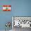 Lebanese Flag-daboost-Art Print displayed on a wall