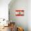 Lebanese Flag-daboost-Mounted Art Print displayed on a wall