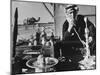 Lebanese Shepherd Smoking Water Pipe Outside His Tent-Carlo Bavagnoli-Mounted Photographic Print