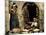 Lebanese Women Making Bread in Front of their House, C.1880-1900-null-Mounted Photographic Print