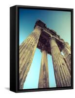 Lebanon, Baalbek, Temple of Bacchus-Michele Falzone-Framed Stretched Canvas