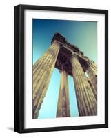 Lebanon, Baalbek, Temple of Bacchus-Michele Falzone-Framed Photographic Print