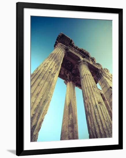 Lebanon, Baalbek, Temple of Bacchus-Michele Falzone-Framed Photographic Print