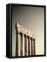 Lebanon, Baalbek, Temple of Jupiter-Michele Falzone-Framed Stretched Canvas