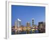 Lebanon, Beirut, the Beirut Skyline from Zaitunay Bay-Nick Ledger-Framed Photographic Print