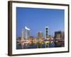 Lebanon, Beirut, the Beirut Skyline from Zaitunay Bay-Nick Ledger-Framed Photographic Print