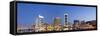 Lebanon, Beirut, the Beirut Skyline from Zaitunay Bay-Nick Ledger-Framed Stretched Canvas