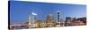 Lebanon, Beirut, the Beirut Skyline from Zaitunay Bay-Nick Ledger-Stretched Canvas