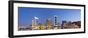 Lebanon, Beirut, the Beirut Skyline from Zaitunay Bay-Nick Ledger-Framed Photographic Print