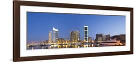 Lebanon, Beirut, the Beirut Skyline from Zaitunay Bay-Nick Ledger-Framed Photographic Print