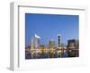 Lebanon, Beirut, the Beirut Skyline from Zaitunay Bay-Nick Ledger-Framed Photographic Print