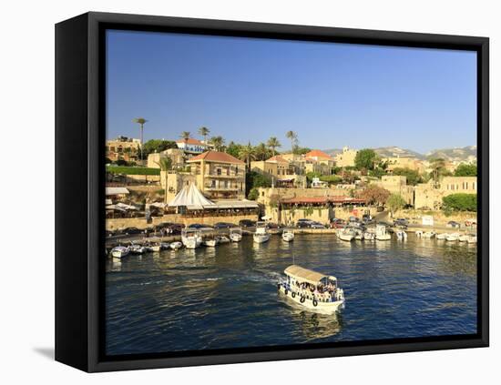 Lebanon, Byblos, Harbour-Michele Falzone-Framed Stretched Canvas