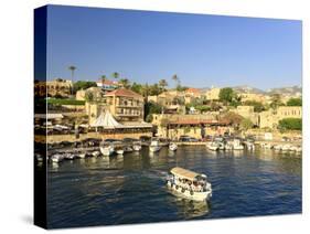 Lebanon, Byblos, Harbour-Michele Falzone-Stretched Canvas