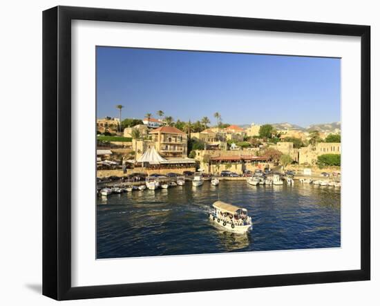 Lebanon, Byblos, Harbour-Michele Falzone-Framed Photographic Print