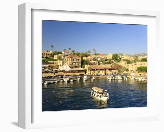 Lebanon, Byblos, Harbour-Michele Falzone-Framed Photographic Print