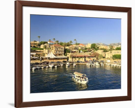 Lebanon, Byblos, Harbour-Michele Falzone-Framed Photographic Print