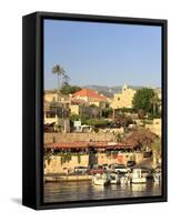 Lebanon, Byblos, Harbour-Michele Falzone-Framed Stretched Canvas