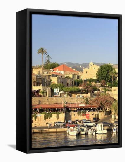 Lebanon, Byblos, Harbour-Michele Falzone-Framed Stretched Canvas