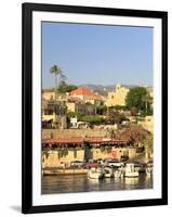 Lebanon, Byblos, Harbour-Michele Falzone-Framed Photographic Print