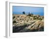 Lebanon, Byblos, Ruins of the Temple of Baalat Gebel and Roman Colonnade-null-Framed Giclee Print