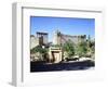 Lebanon, Heliopolis, T Temple of Bacchus with Temple of Jupiter-Baal in Background-null-Framed Giclee Print