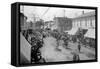 Lebanon, Oregon - View of a City Parade-Lantern Press-Framed Stretched Canvas