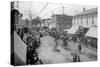 Lebanon, Oregon - View of a City Parade-Lantern Press-Stretched Canvas