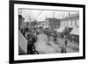 Lebanon, Oregon - View of a City Parade-Lantern Press-Framed Art Print