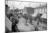 Lebanon, Oregon - View of a City Parade-Lantern Press-Mounted Art Print