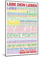 Lebe Dein Leben - This Is Your Life German-null-Mounted Poster