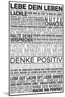 Lebe Dein Leben - This Is Your Life German-null-Mounted Poster