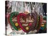 Lebkuchen for Sale in Stuttgart Christmas Market, Germany.-Jon Hicks-Stretched Canvas