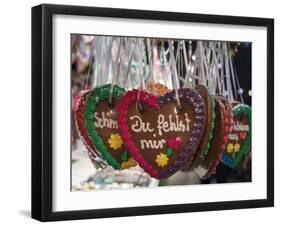 Lebkuchen for Sale in Stuttgart Christmas Market, Germany.-Jon Hicks-Framed Photographic Print