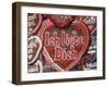 Lebkuchen for Sale in the Viennese Christmas Market, Vienna, Austria.-Jon Hicks-Framed Photographic Print