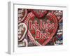 Lebkuchen for Sale in the Viennese Christmas Market, Vienna, Austria.-Jon Hicks-Framed Photographic Print