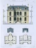 Design from 'Town and Country Houses Based on the Modern Houses of Paris', C.1864 (Colour Litho)-Leblanc-Framed Premium Giclee Print
