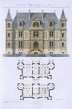 Design from 'Town and Country Houses Based on the Modern Houses of Paris', C.1864 (Colour Litho)-Leblanc-Stretched Canvas