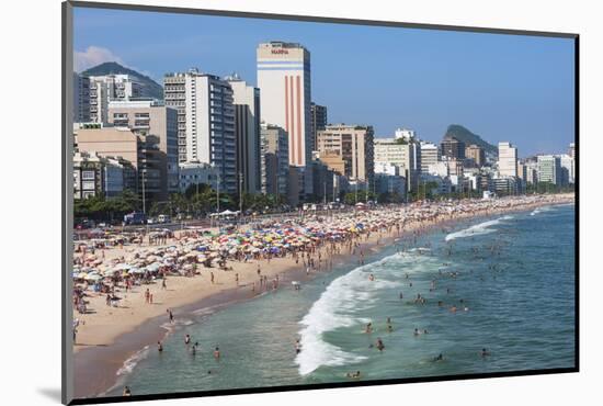 Leblon Beach, Rio De Janeiro, Brazil, South America-Gabrielle and Michael Therin-Weise-Mounted Photographic Print