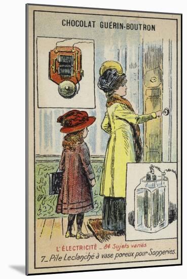 Leclanche Cell for Doorbells-null-Mounted Giclee Print