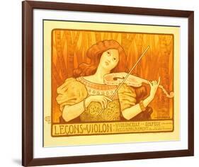 Lecons de Violon-Paul Berthon-Framed Premium Giclee Print