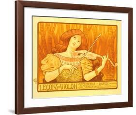 Lecons de Violon-Paul Berthon-Framed Art Print