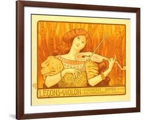 Lecons de Violon-Paul Berthon-Framed Art Print