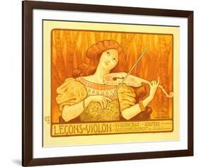 Lecons de Violon-Paul Berthon-Framed Art Print