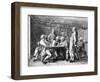 Lecture by Diderot-EJ Meissonier-Framed Art Print