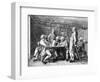 Lecture by Diderot-EJ Meissonier-Framed Art Print