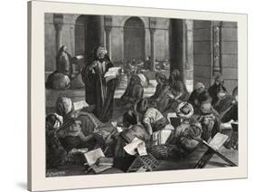 Lecture, Egypt, 1879-null-Stretched Canvas