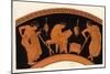 Lecture in Ancient Greece-George Scharf-Mounted Art Print