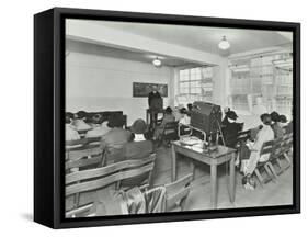 Lecture in Progress, City Literary Institute, London, 1939-null-Framed Stretched Canvas